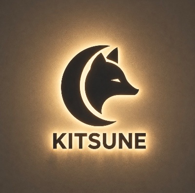 三狐町 Kitsune Logo